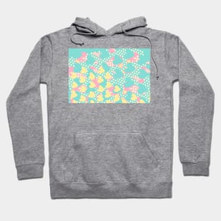 Icecream Pastel Hearts White Hoodie